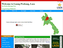 Tablet Screenshot of luangprabang-tourism-laos.org